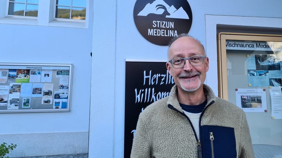 Gabriel Venzin da la gruppa da lavur Pro Associaziun Stizun.