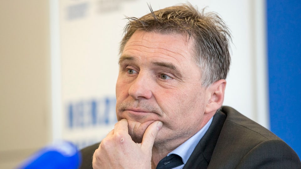 L'anteriur schef da sport dals Grasshoppers Axel Thoma.