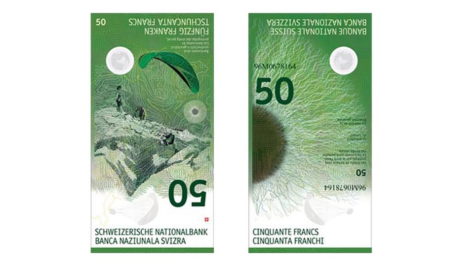 La nova bancnota da 50 francs.