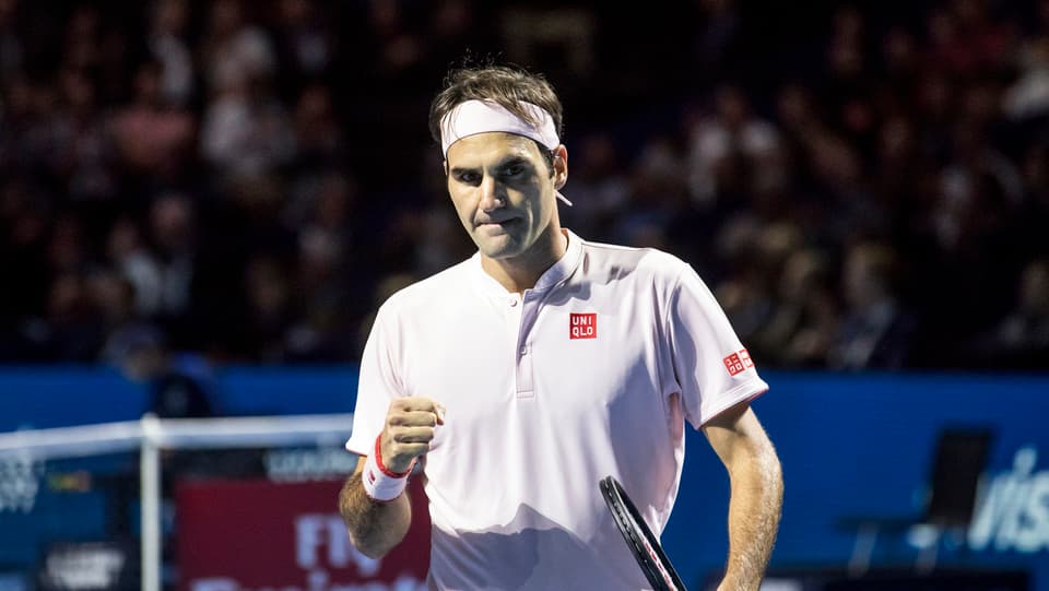 Roger Federer sa legra d'in punct ch'el ha fatg