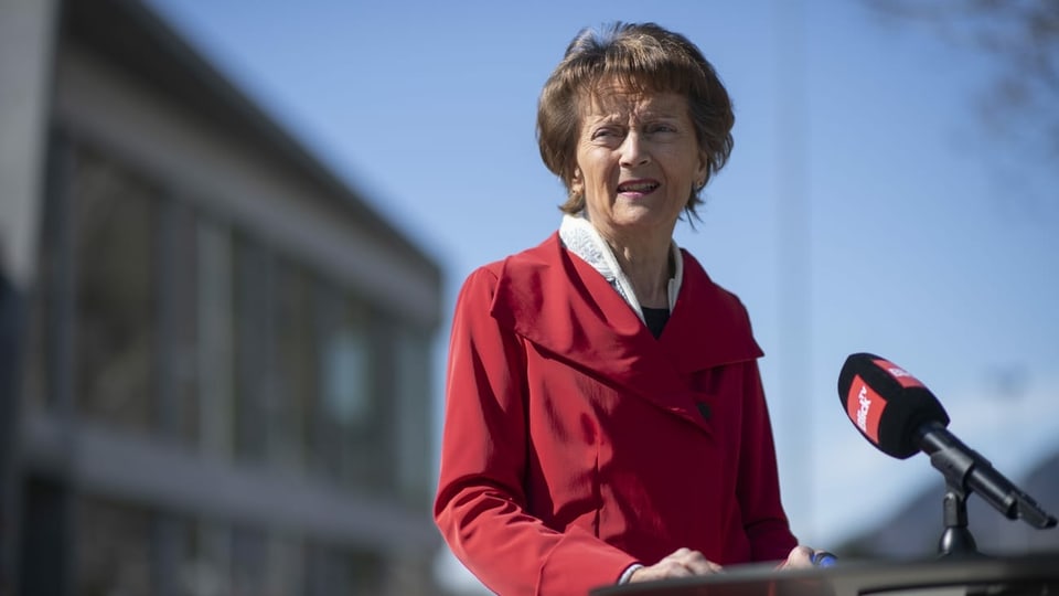 Anteriura cussegliera federala Eveline Widmer-Schlumpf.
