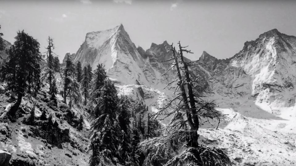 Il Piz Badile l’october 1960.