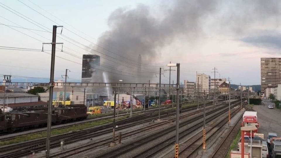 Il lieu da l'incendi.
