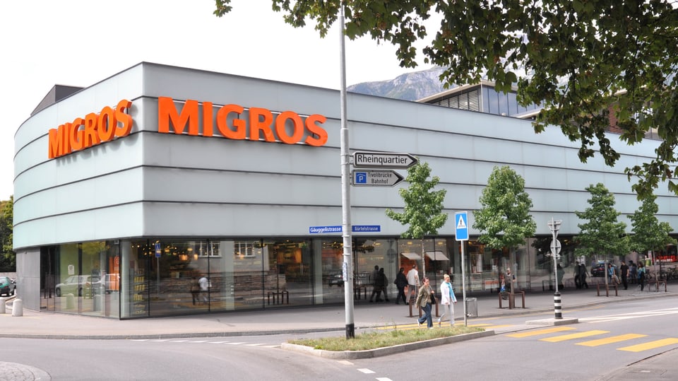 Il bajetg dal Migros a Cuira.