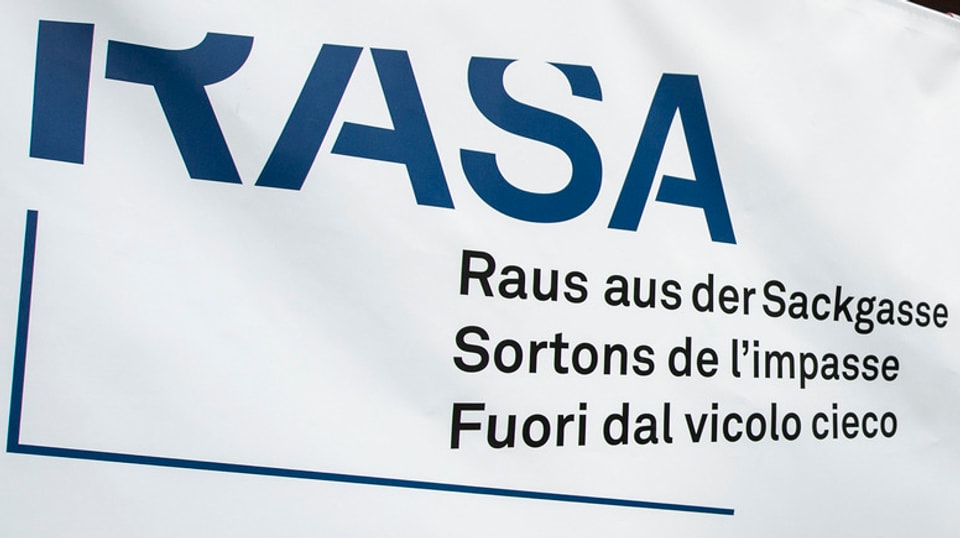 placat «RASA Raus aus der Sackgasse»