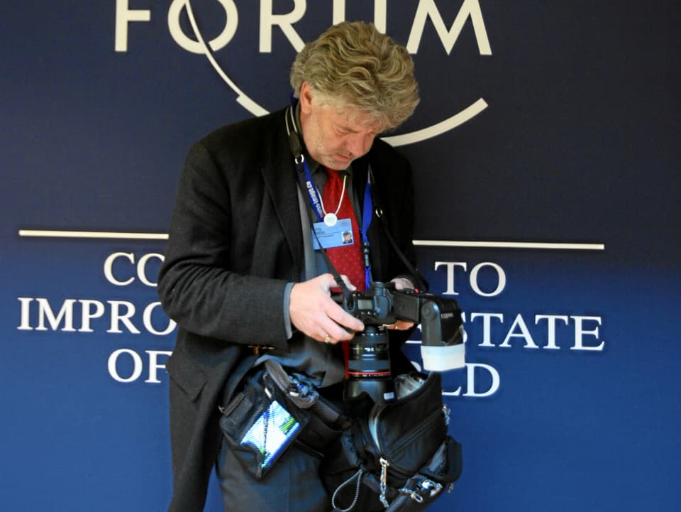 Andy Mettler é dapli onns da la partida al WEF. 