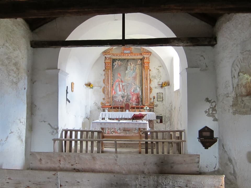 Kirche San Romerio in Brusio.