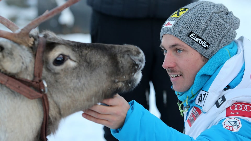 Il skiunz Marcel Hirscher vid stritgar in ren.