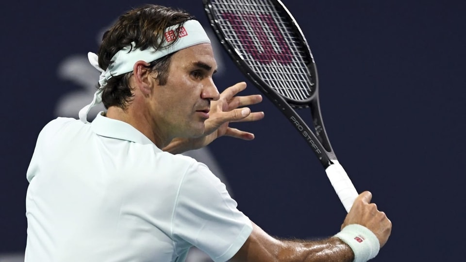 Purtret da Roger Federer. 