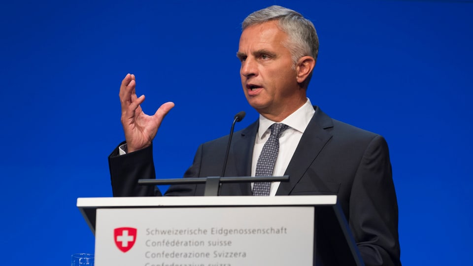 Il Cusseglier federal Didier Burkhalter.