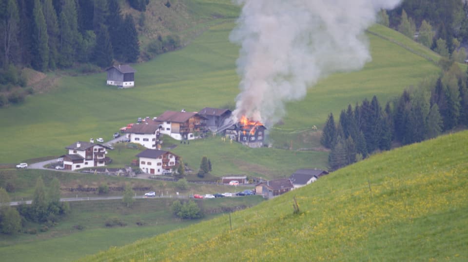 La chasa da vacanzas che brischa ad Uors Lumnezia.