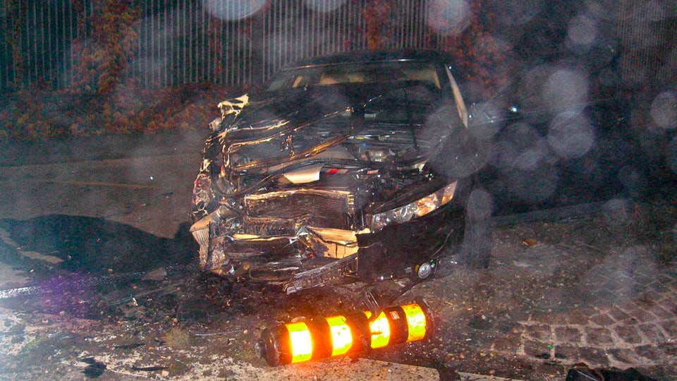 Il 2008 è il manischunz da quest auto collidà durant ina cursa illegala cun in auto che vegniva encunter.