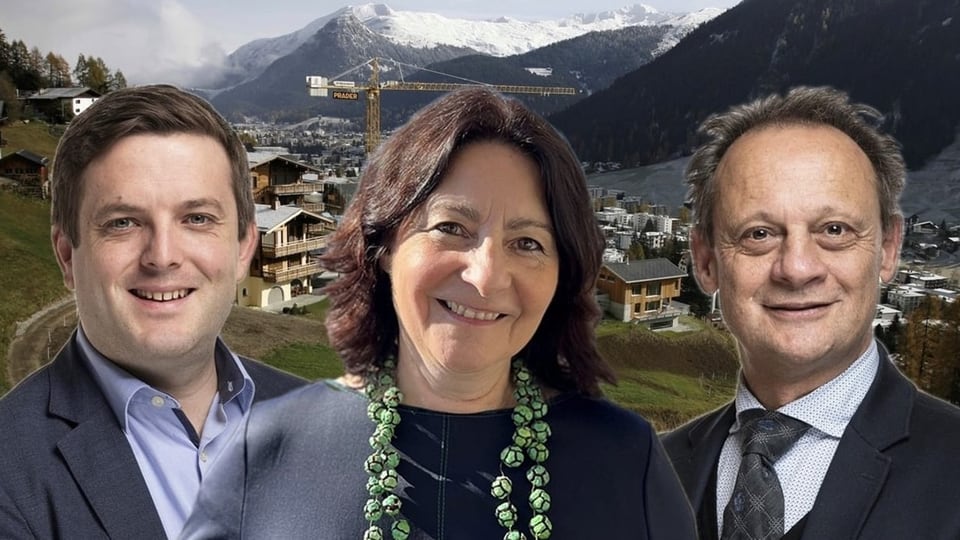 Zweitwohnungsgesetz: Jon Pult, Anna Giacometti und Stefan Engler er die PaIv Candinas zur Änderung des Zweitwohnungsges.