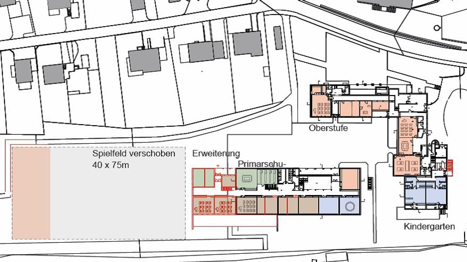 plan da construcziun chasa da scola Favugn