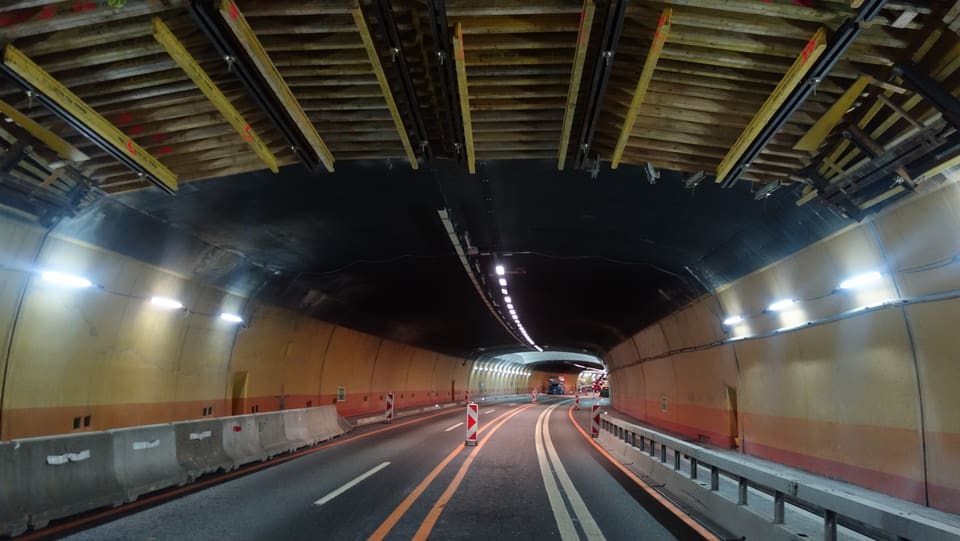 Il tunnel Crapteig è vegnì sanà cumplettamain.