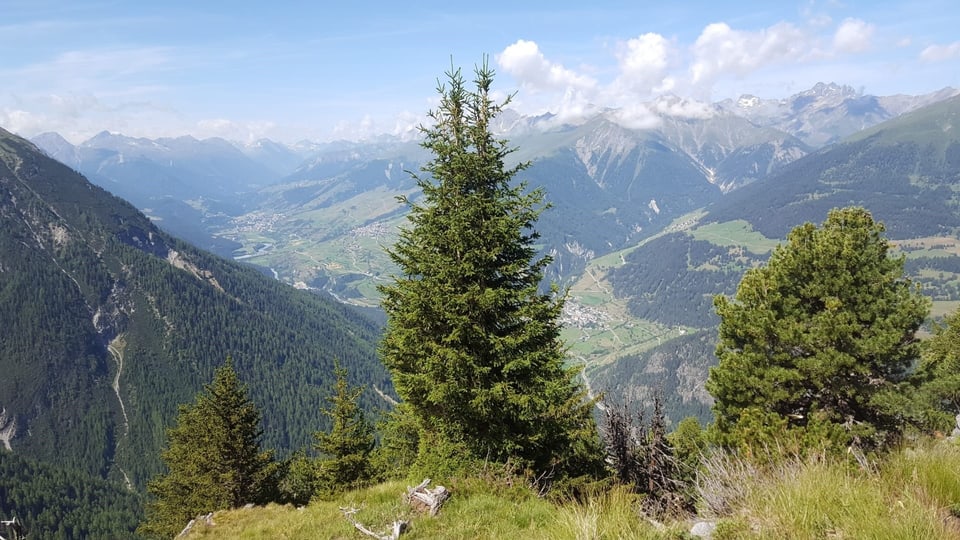 Panorama sur l'Engiadina Bassa