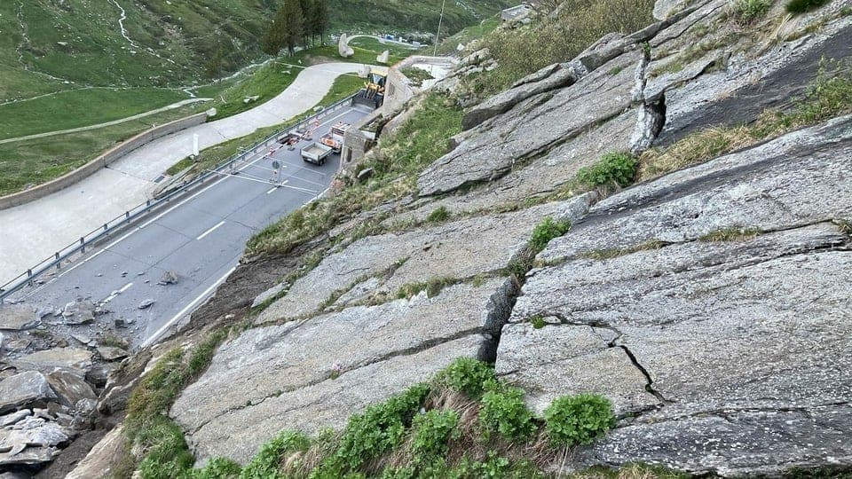 Crudada da crappa al Pass dal Lucmagn