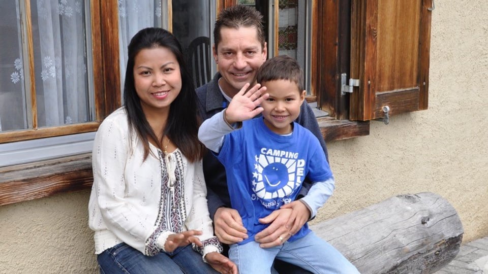 La famiglia Schlomann, ils emprims fittadins da la Scuntrada.