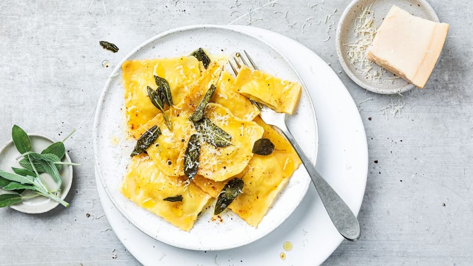 Ravieuls – Ravioli Rezept. Eine Bündner Spezialität. Zubereitung der Ravieuls.