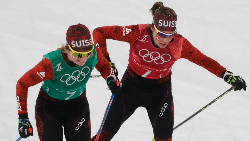 Nadine Fähndrich e Laurien van der Graaff.