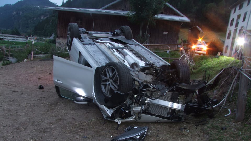 L’automobilist è be sa blessà levamain.
