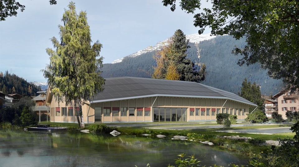 Visualisierung des neuen Gebäude