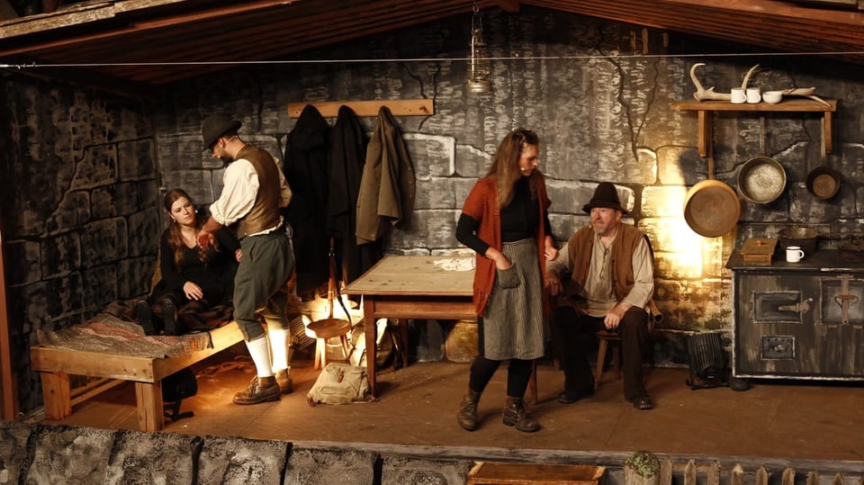 Girunvalla bekommt Besuch auf der Hütte