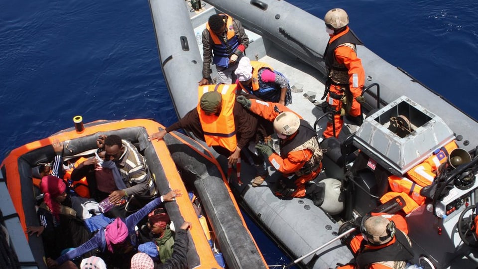 bartgas cun fugitivs e persunas che gidan