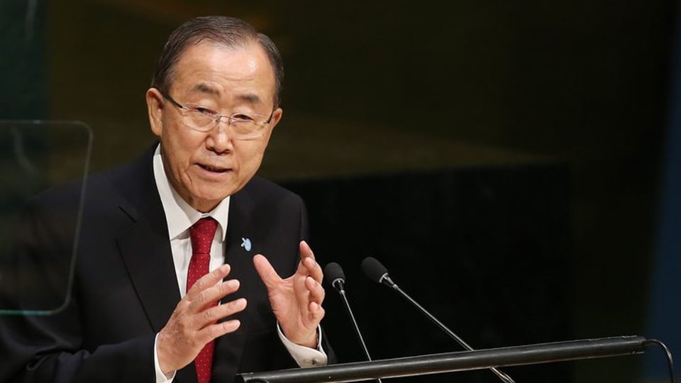 Ban Ki Moon, il secretari general da l'Organisaziun da las Naziuns Unidas.