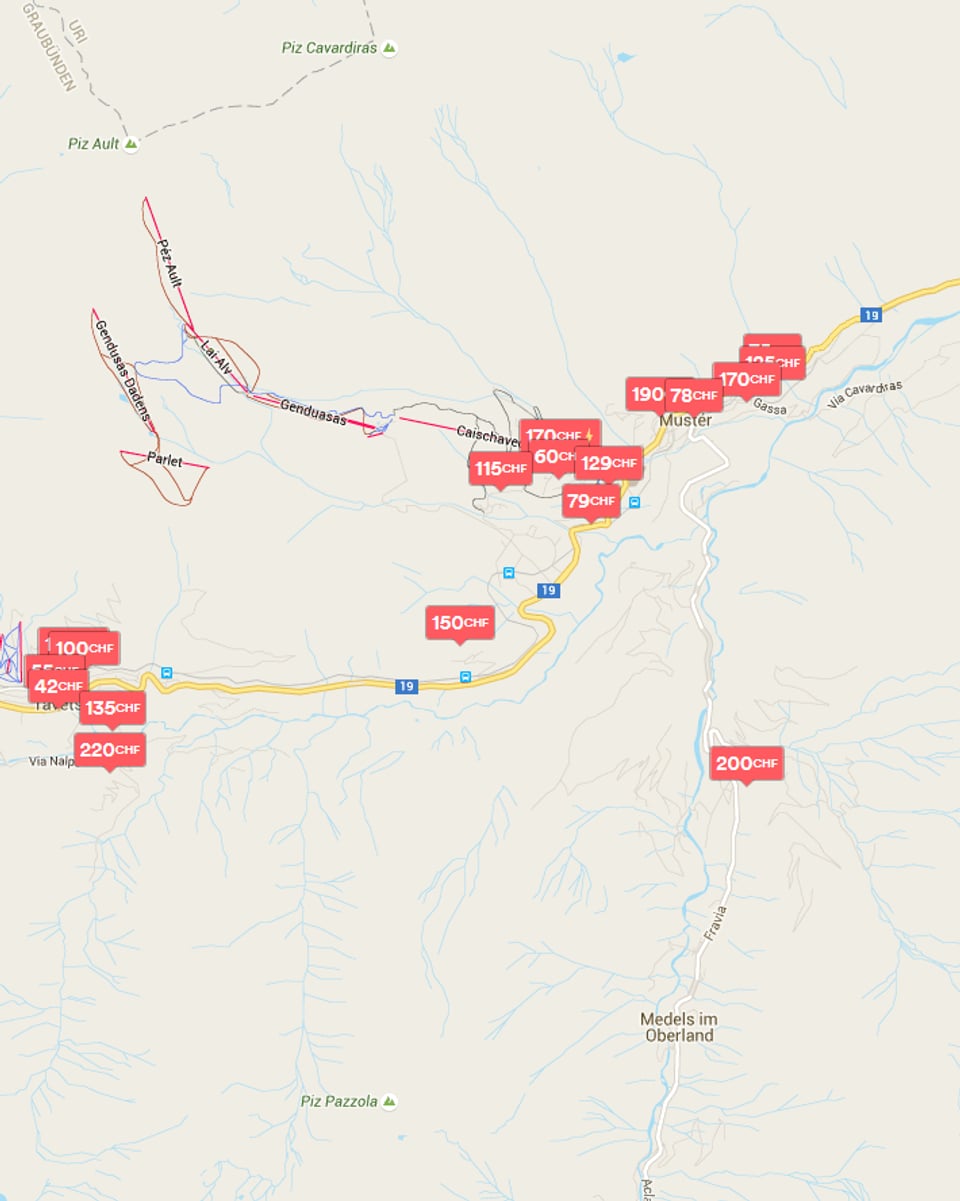 Inserats d'Airbnb a Mustér - ed in perfin en Val Medel.