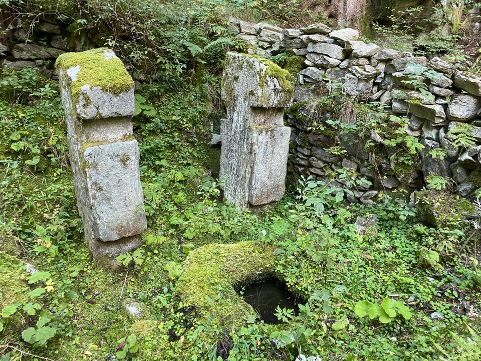 Qua devi pli baud in alloschi per ils miniers, quai è da manaivel da l'anteriura staziun da muntogna da la pendiculara.