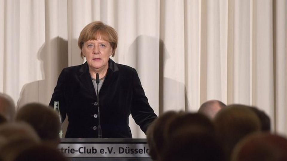 Angela Merkel tar il pled a Düsseldorf