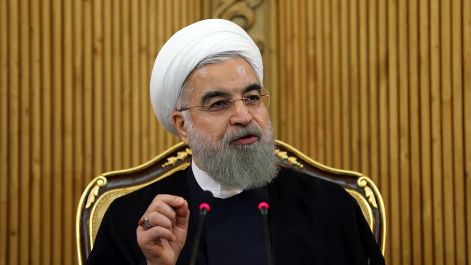 Il president iranais Hassan Ruhani.