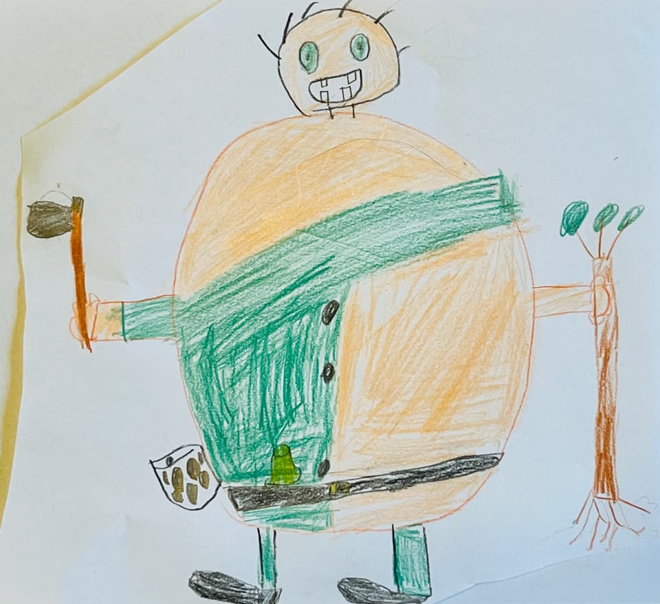 Il maletg da Pierini Kinderzeichnung