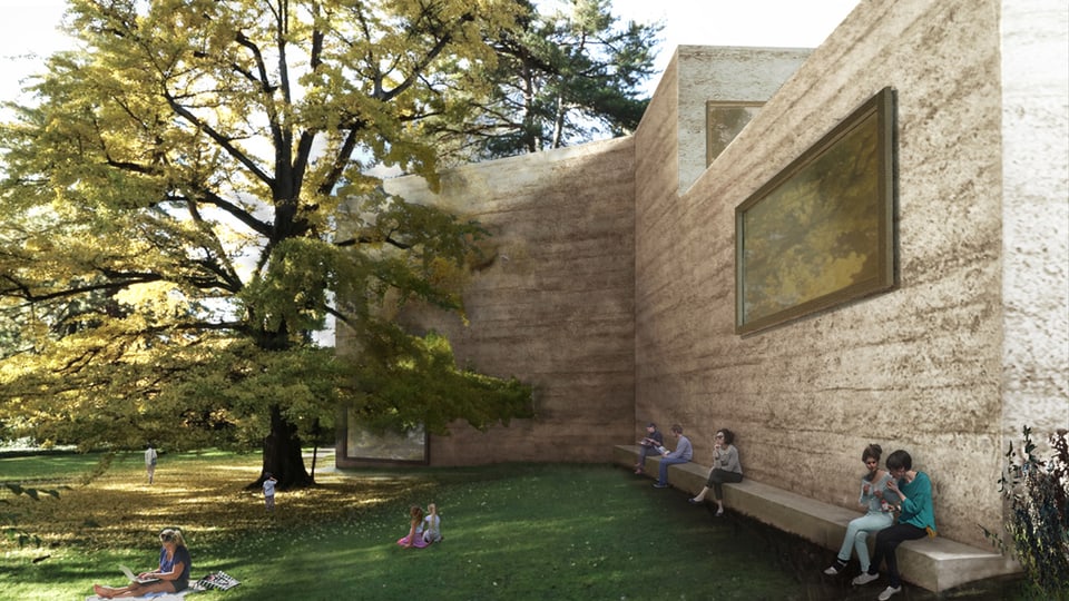 Visualisaziun dal nov project da Zumthor.