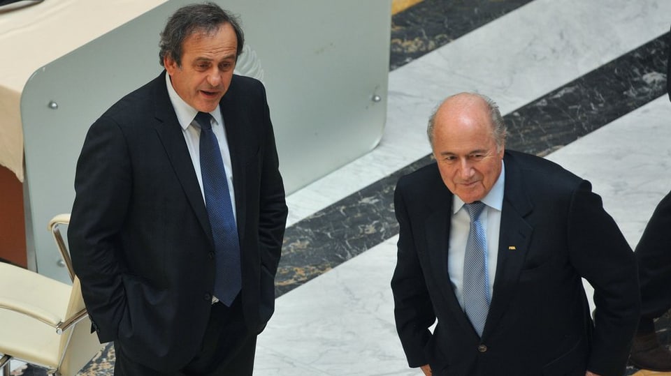 Platini e Blatter. 
