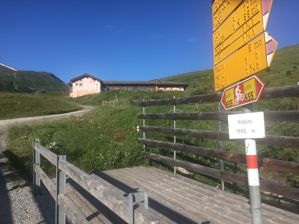 Vista sin l'ustaria Steil'Alva.