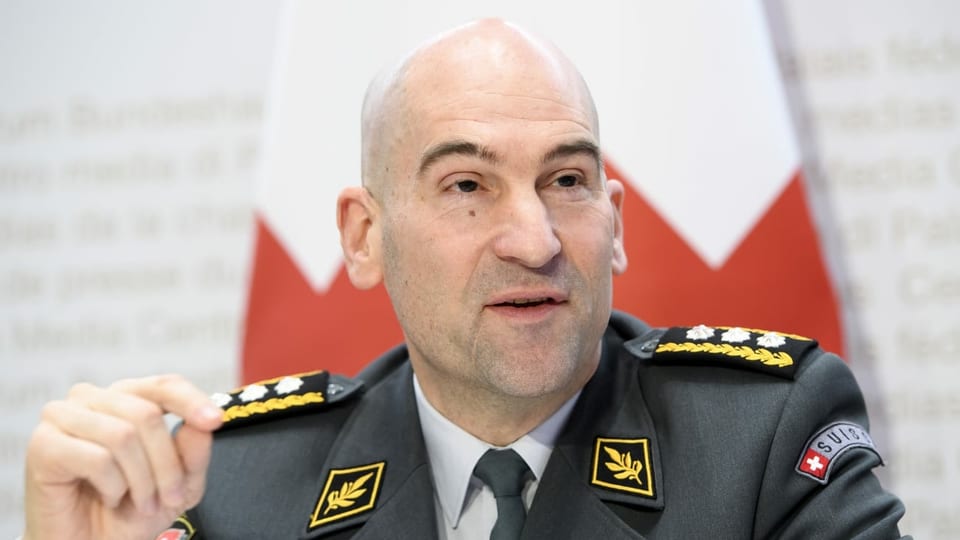 Il schef da l'armada Thomas Süssli. 
