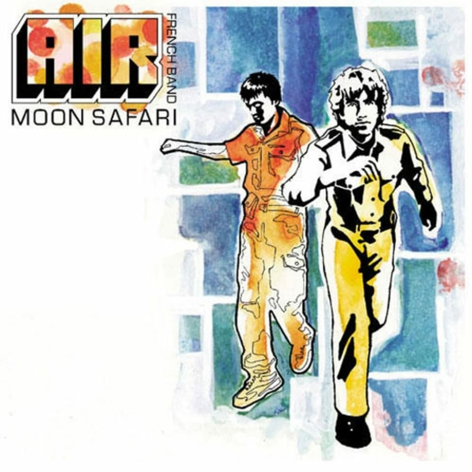 Cover da l'album «Moon Safari» da la gruppa Air. 