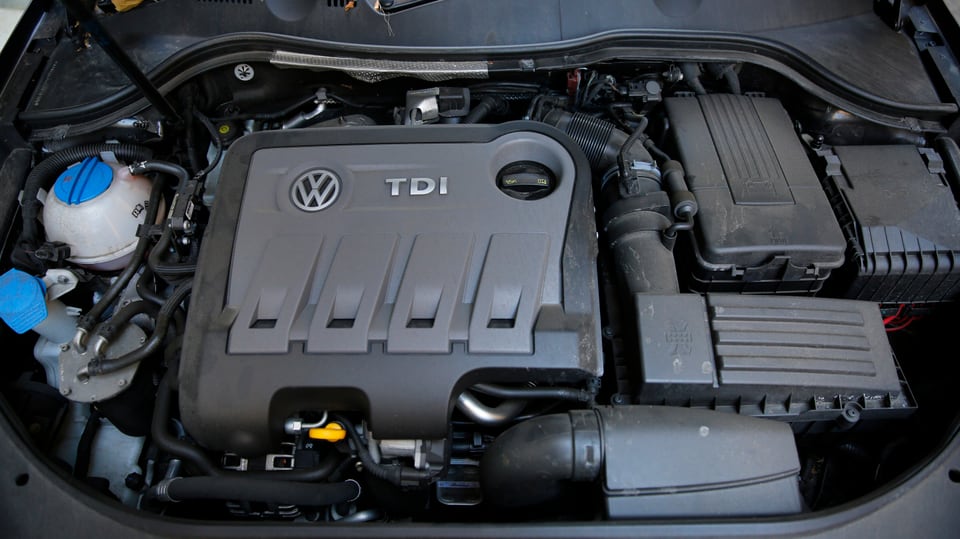 Il motor da diesel, d’in VW Passat TDI.