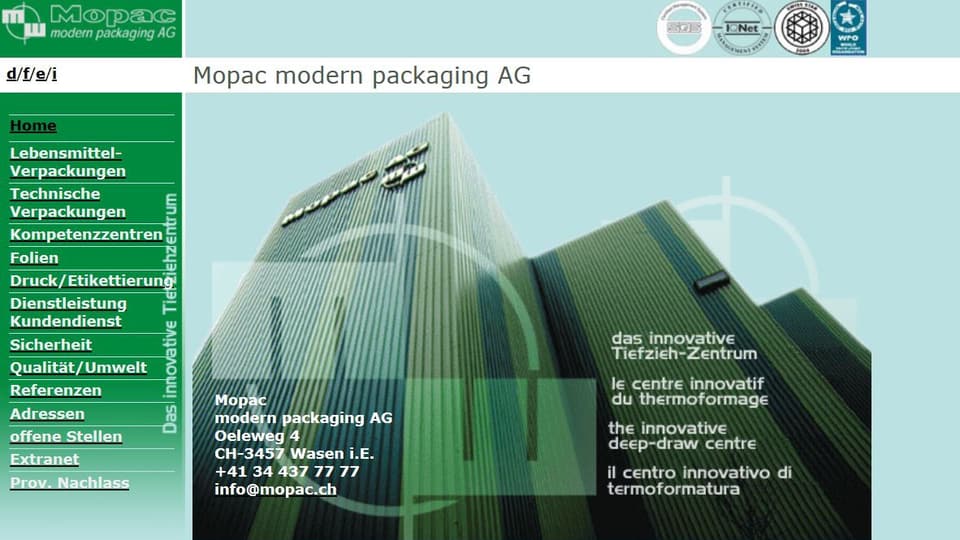 fotografia da la pagina d'internet da la mopac