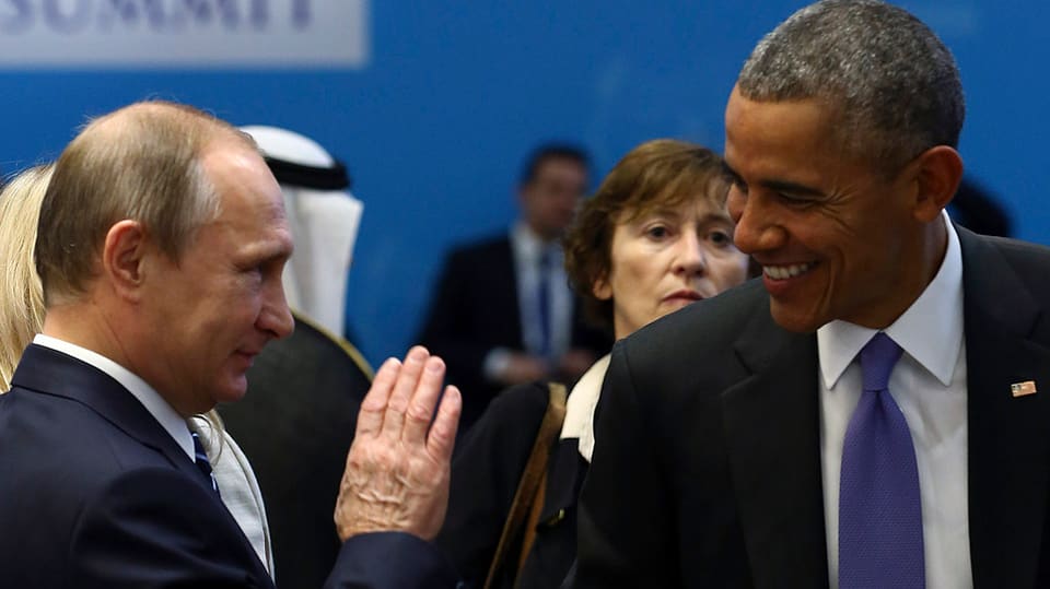 Il president american, Barack Obama ed il president russ, Wladimir Putin