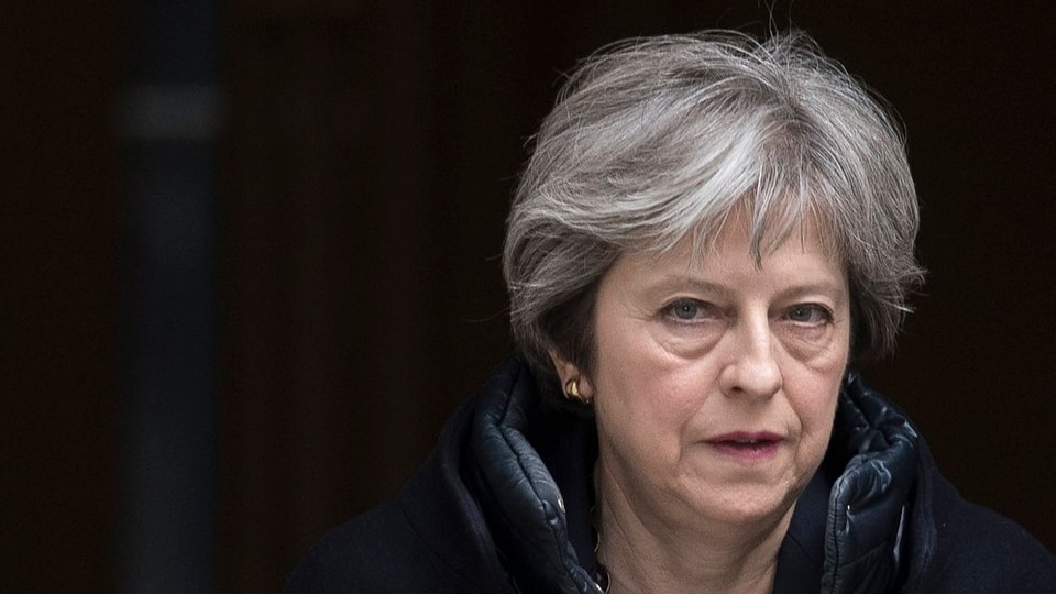 purtret da la primministra britannica Theresa May
