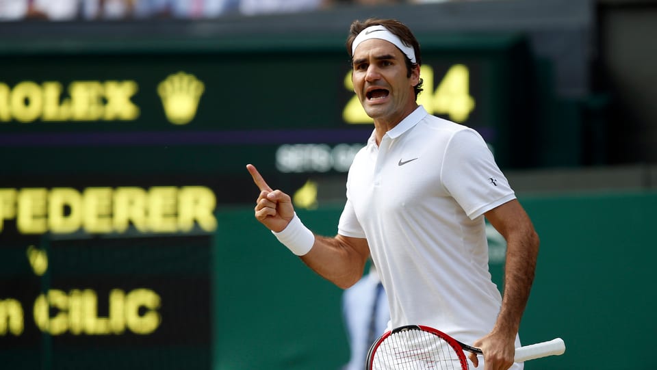 purtret da Roger Federer