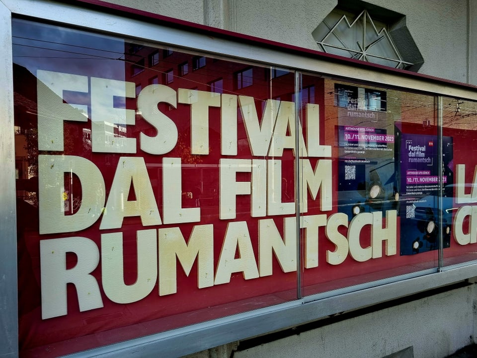 Plakat zum Festival dal film rumantsch