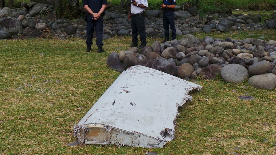 Ina part d'in aviun che pudess esser da l'aviun sparì da la Malaysia Airlines.