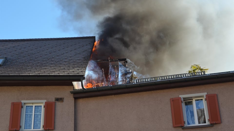Feuer Haus Brand