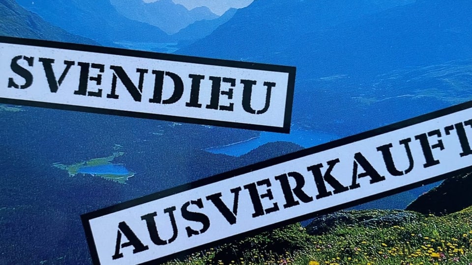 carta cun Engiadina e text sventdieu ausverkauft