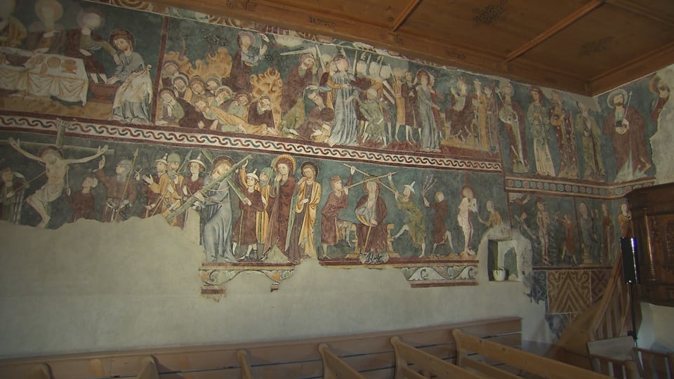 Passiun da Cristus en frescos en la baselgia da Vuorz è l'ovra principala da l'uschenumnà «Meister da Vuorz». 