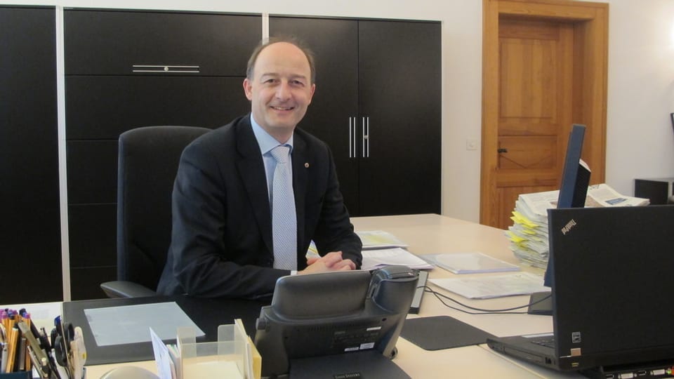 Il president da la citad Urs Marti.